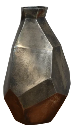Stunning Metal Mid Century Modern Design Vase