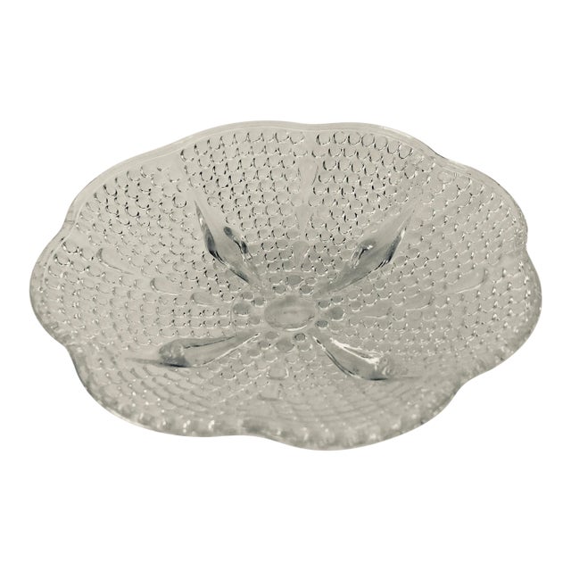 Vintage Beaded Glass Candy Dish For Sale