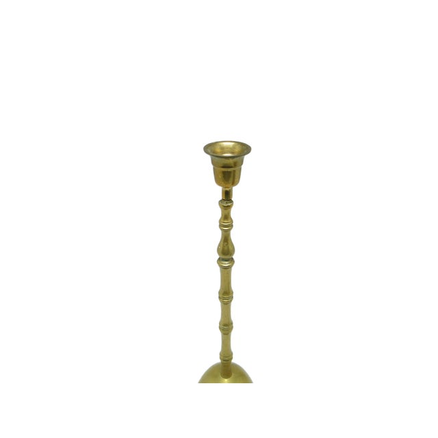 Brass Candlestick, India, 1980s, in Very Good conditions. Designed 1990 to 1999