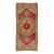 Red Vintage Turkish Anatolian Handmade Geometric Designed Wool Rug For Sale