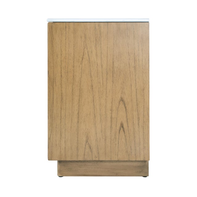 Halmstad 48 in. W Rectangular Wood Single Sink 6 Drawer Bathroom Vanity Set, Blonde Oak For Sale In Chicago - Image 6 of 9