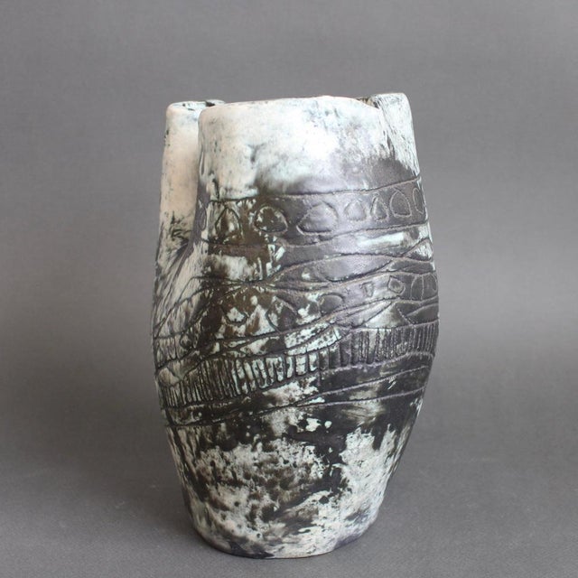 Ceramic Vintage French Ceramic Pitcher by Jacques Blin For Sale - Image 7 of 18