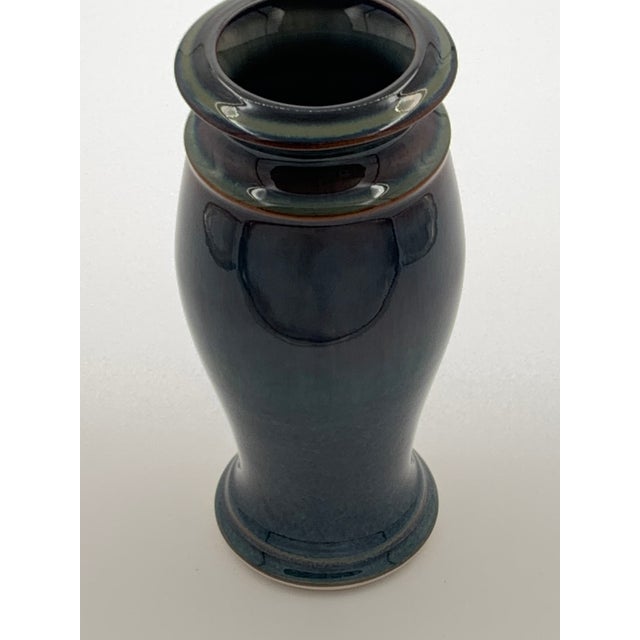 American 1980s Artist Bill Campbell Vase For Sale - Image 3 of 6