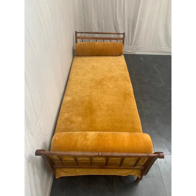 Antique Italian Cherrywood Sofa For Sale - Image 4 of 8