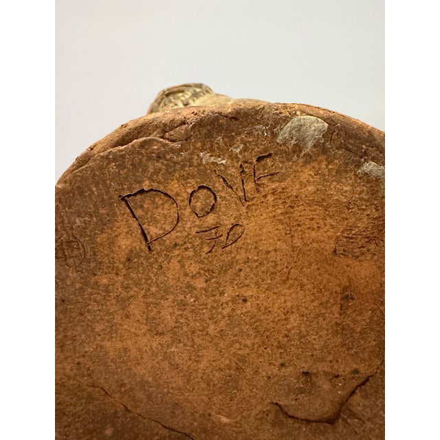 1970 Signed “Dove” Sculptural Studio Pottery Ceramic Vessel For Sale - Image 9 of 9
