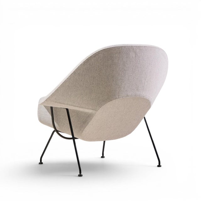 Gray Eero Saarinen for Knoll Mid Century Womb Chairs - Pair For Sale - Image 8 of 13