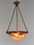 Emile Galle Galle French Art Deco Cameo Glass Bowl Pendant Light 1920s For Sale - Image 4 of 15