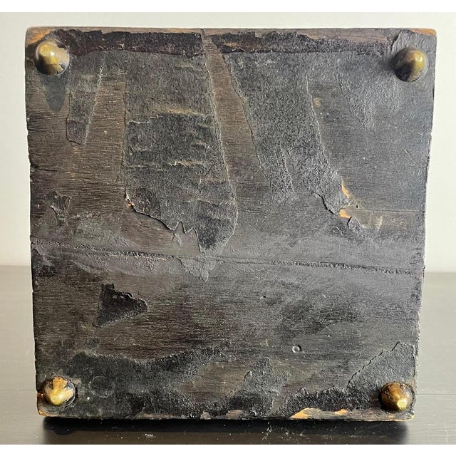 19th Century Restauration Wooden Box with Key, France, 1850s For Sale - Image 13 of 15