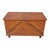 Wood Primitive Grain Painted Soft Wood Blanket Chest With Turnip Feet 19th Century For Sale - Image 7 of 16
