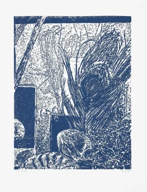 Linocut Print by Sten Gutglück, 2018