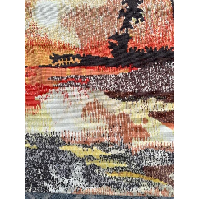 French Screen Printed Aubusson Tapestry by Gemmanick, 1970s For Sale - Image 15 of 18