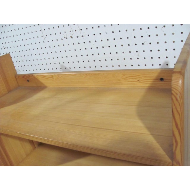 Borge Mogensen Hanging Pine Shelf Two Levels Signed For Sale - Image 12 of 15