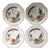 1910s Wood & Sons Snack Plates Pattern No. 1022- Set of 4 For Sale