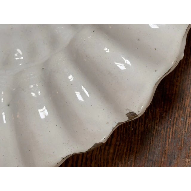 Dutch Delft White Gadrooned Charger, 17th Century For Sale - Image 4 of 6