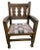 Arts & Crafts English Arts & Crafts Solid Quarter Sawn Oak Chair - Antique Late 19th Century For Sale - Image 3 of 4