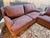 Red Two-Piece Plaid Sofa Set from Schwartz, Set of 2 For Sale - Image 8 of 9