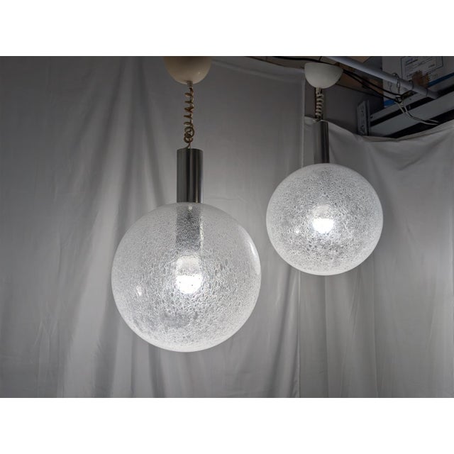 Space Age Pendant Lamps by Flos, 1970s, Set of 2 For Sale - Image 11 of 12