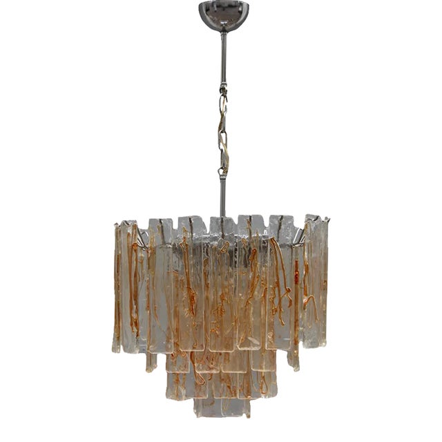 Murano Glass Chandelier from La Murrina, 1970s For Sale