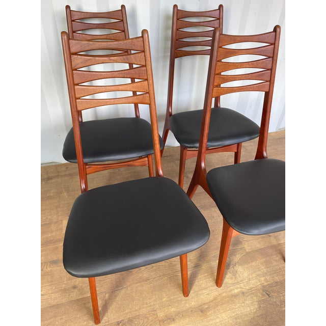 Model 83 Dining Chairs from Boltinge Stolefabrik, Denmark, 1960s, Set of 4 For Sale - Image 11 of 13