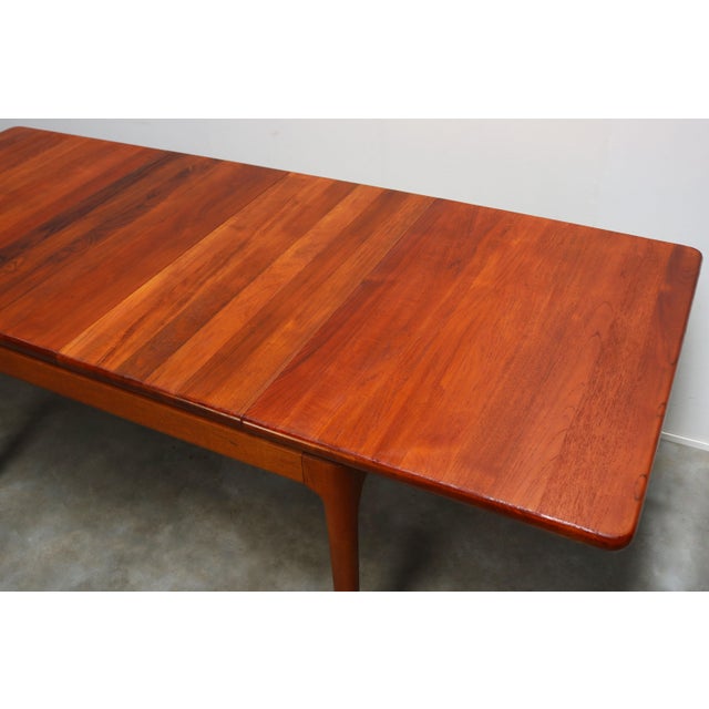 Wood Danish Extendable Teak Dining Table by Glostrup Møbelfabrik, 1965 For Sale - Image 7 of 12
