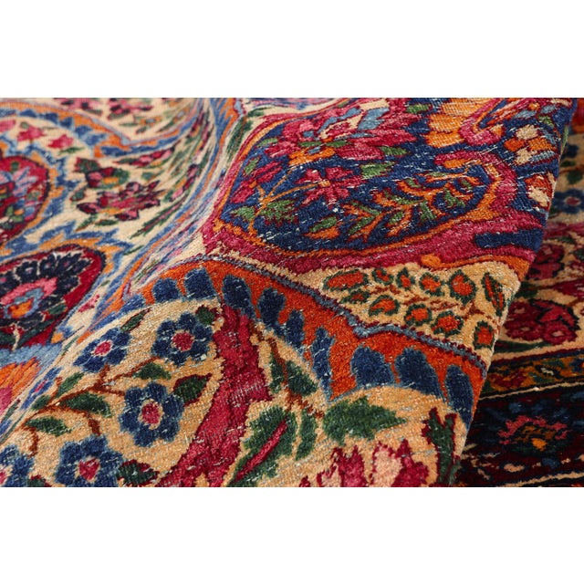 Antique Persian Yazd Rug, 11'11 X 17'04 For Sale In Dallas - Image 6 of 10