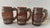 Mid-Century Modern Vintage Siesta Ware Amber Western Cowboy Bar Mugs — Set of 6 For Sale - Image 3 of 8