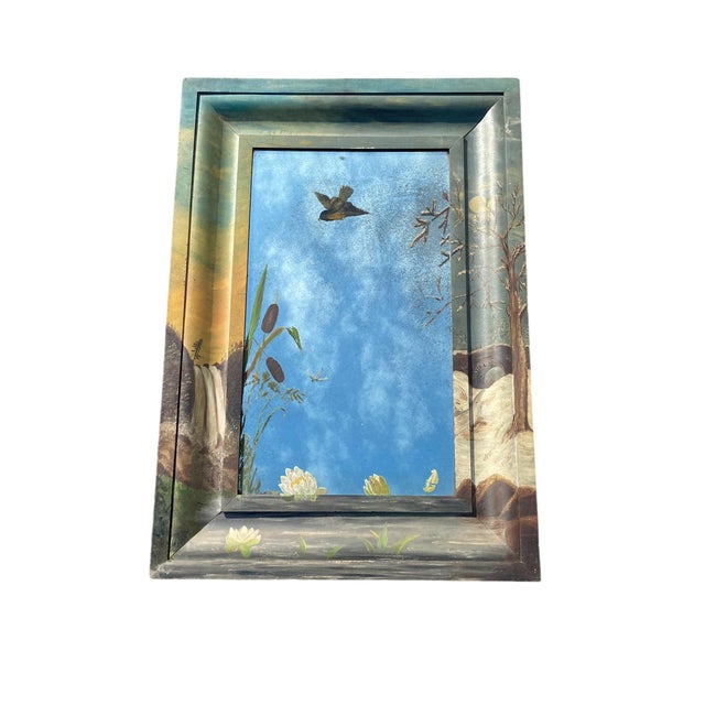 Bay Colony Antiques is proud to offer for sale this fantastic & unique 19th century antique mahogany empire ogee mirror....