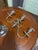 Metal Mid 20th Century Silver Plate Three Nozzle Candelabra. For Sale - Image 7 of 11