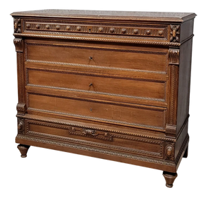 Louis XVI Mahogany Chest of Drawers, 1850