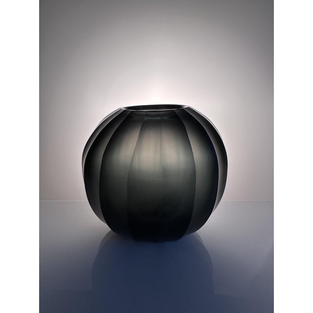 This impressive high-quality Art Nouveau glass vase was most probably created in Karlsbad, Bohemia (today Czech Republic)...