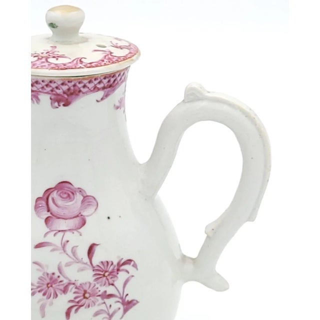 Ceramic Famille Rose Chinese Pink Porcelain Creamer, Circa 1780 For Sale - Image 7 of 11