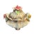 Vintage Italian Capodimonte Ceramic Covered Dish With Sculpted Roses For Sale In Miami - Image 6 of 8