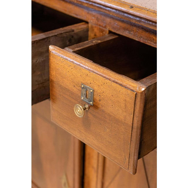 Italian Early 19th Century Walnut Three Drawers over Two Doors Buffet For Sale - Image 13 of 16