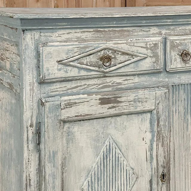 18th Century Swedish Gustavian Period Painted Buffet For Sale - Image 11 of 13
