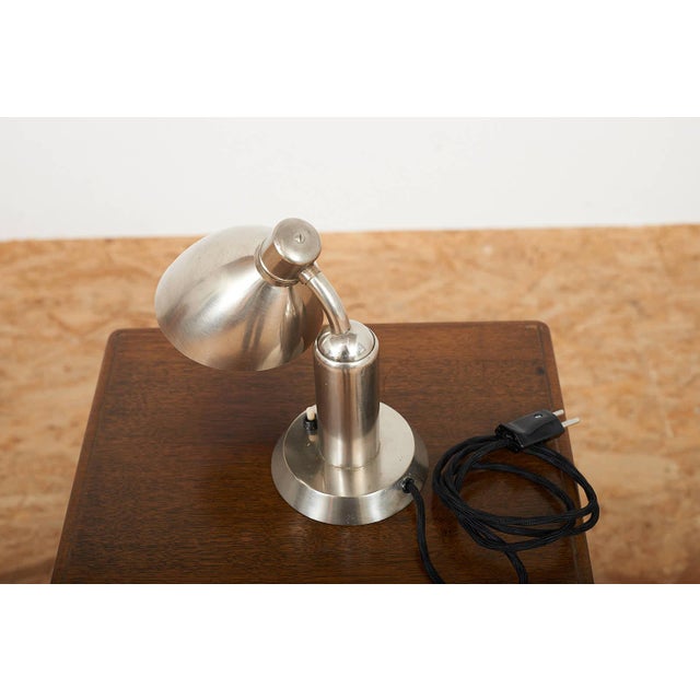 Metal Type 5977 Table Lamp in Nickel-Plated Metal from Franta Anyž, 1932 For Sale - Image 7 of 11
