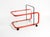 Red Italian Bar Cart in Metal and Glass, 1980s For Sale - Image 8 of 18