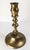 Brass 17th or 18th Century Rustic Make Do Brass Candlestick With Later Base For Sale - Image 8 of 14