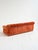 1970s Vintage Rust-Colored Velvet Sofa with Metal Details, 1970s For Sale - Image 5 of 11