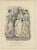 French Fashion Plates with Paris Ladies in Lace & Velvet, 1880, Engravings, Set of 3 For Sale - Image 4 of 10
