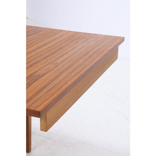 Brown Mid-Century Extendable Dining Table in Wood, 1960s For Sale - Image 8 of 14