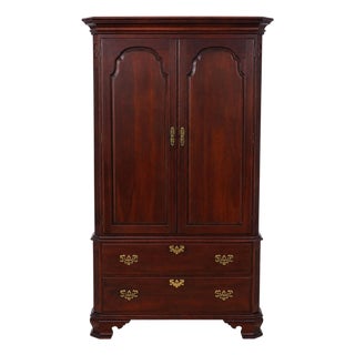 Ethan Allen Georgian Court Cherry Bedroom Armoire For Sale