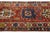 Red Vintage Kazak Caucasian Wool Runner With Multicolor Geometric Design For Sale - Image 4 of 8