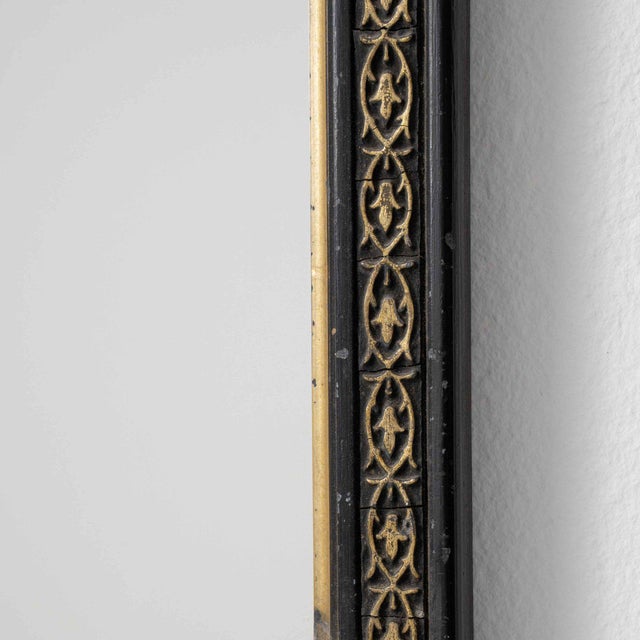 19th Century 19th Century France Napoleon III Bronze Wood Mirror For Sale - Image 5 of 5