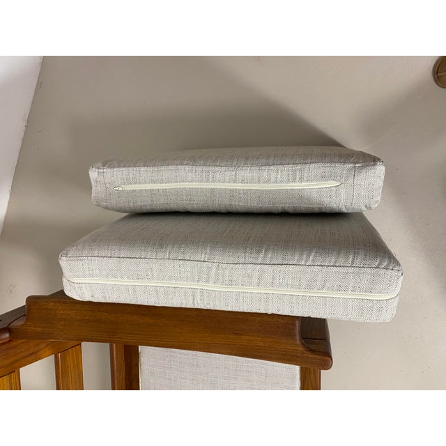 Set of Danish Teak Lounge Chair and Ottoman, 1960s For Sale - Image 18 of 18