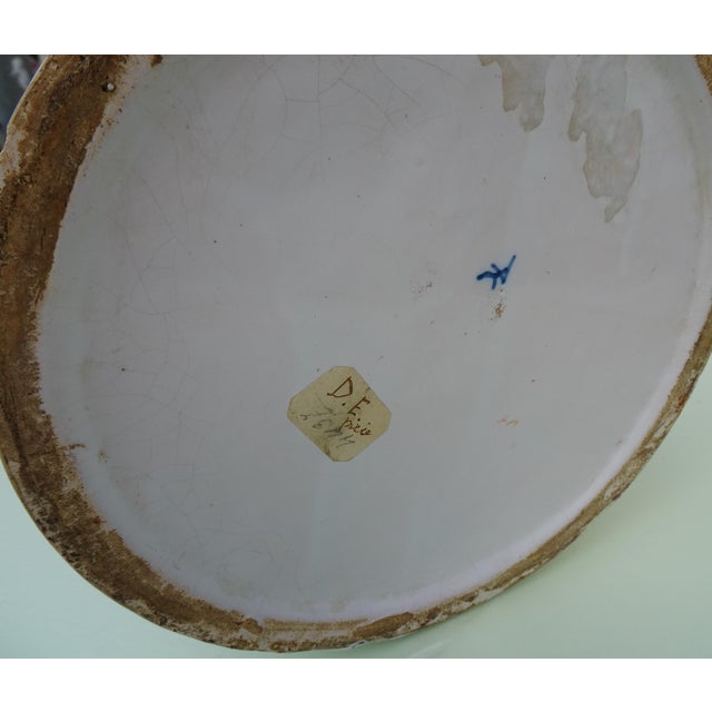 Antique Delftware Ceramic Table Lamp For Sale - Image 18 of 18