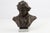 Bronze Vintage Ludwig Van Beethoven Bronze Bust Statue Marble Base Sculpture Classic For Sale - Image 8 of 13