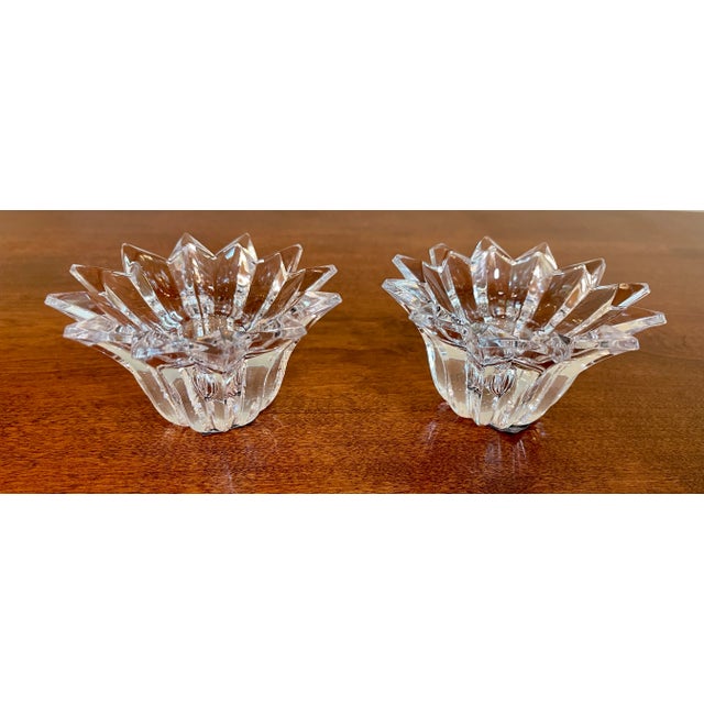 Mikasa "Bridgeton" Starburst Candle Holders a Pair For Sale In Naples, FL - Image 6 of 10