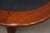Round Coffee Table in Solid Hardwood & Black Leather, Brazilian Modern, 1970s For Sale - Image 9 of 11