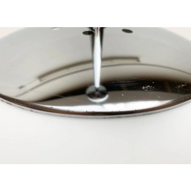 Vintage German Space Age Glass Ball Pendant Lamp from Limburg For Sale - Image 4 of 18