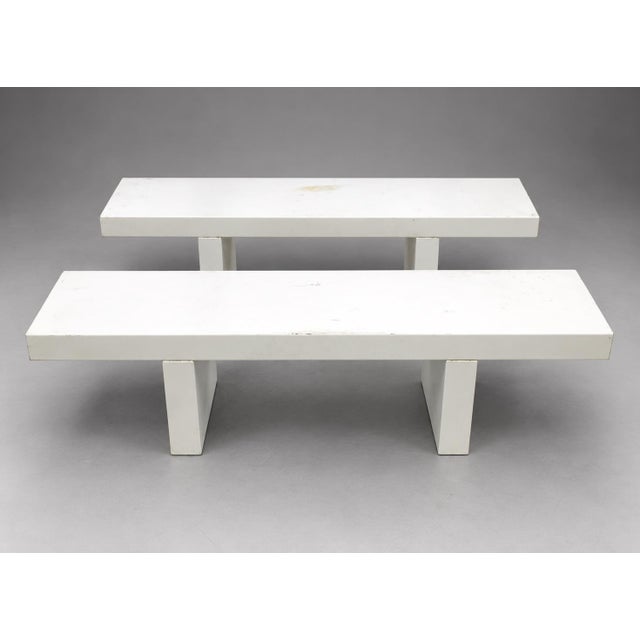 Mid-Century Modern Mid-Century Modern Metal Benches For Sale - Image 3 of 12